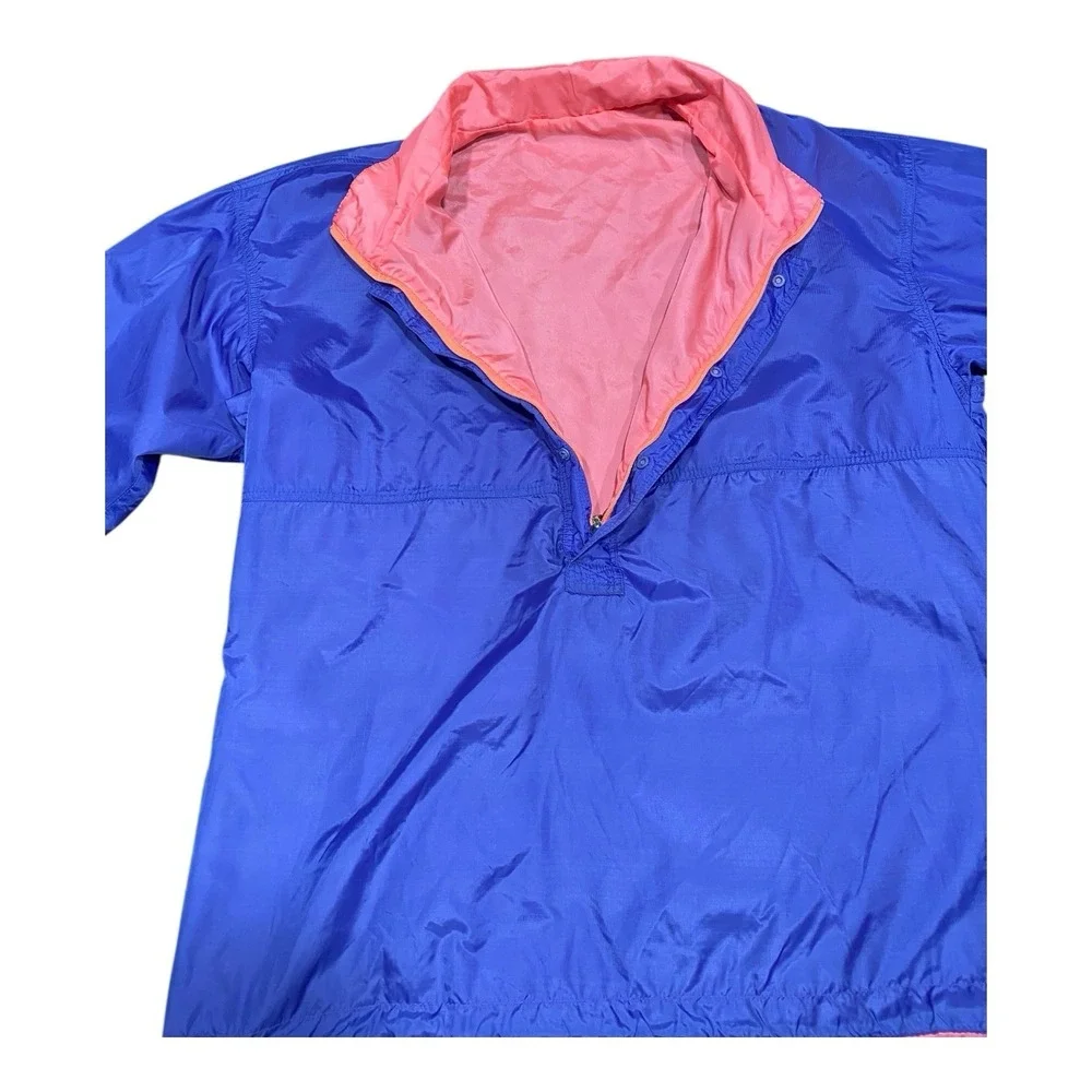 Patagonia Jacket Women MED Purple‎ Logo Full Zip Windbreaker Outdoor Hike Light